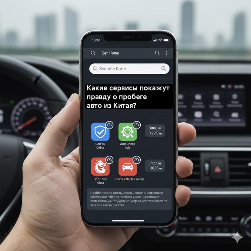[РЕШЕНО] Подскажите, проверка пробега авто из Китая - какие сервисы реально показывают правду?
