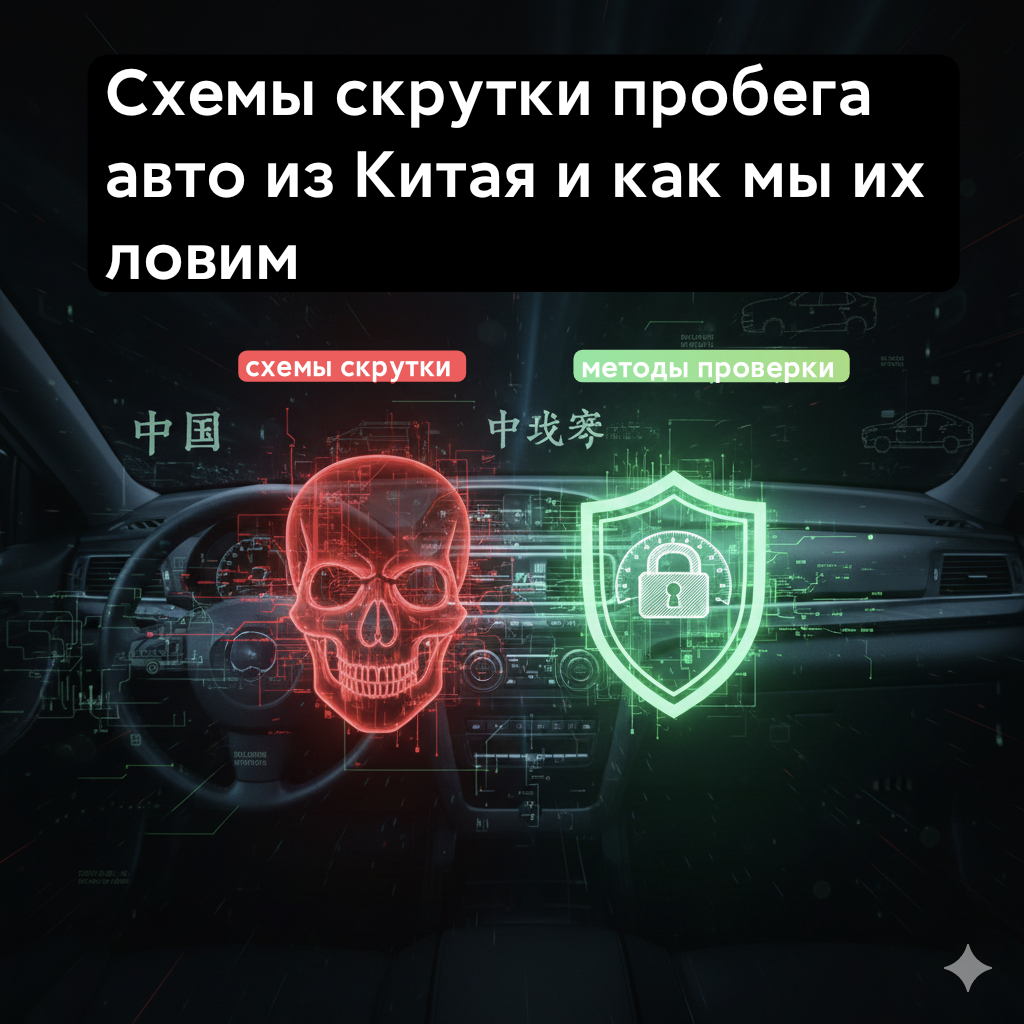 Как проверить пробег авто из Китая: реальные схемы скрутки и как мы их ловим